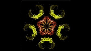 different or multi colour animation effect in 3d flower (2)