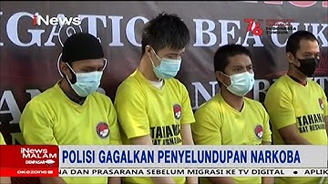 Polisi Gagalkan Penyelundupan Narkoba Jaringan Internasional di Bandara Soetta #iNewsMalam 04/08