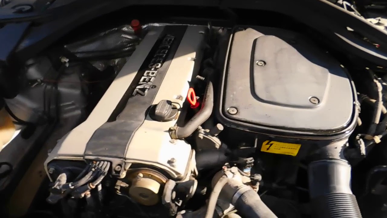 Запуск двигателя M104.990 Mercedes W140 300SE YouTube