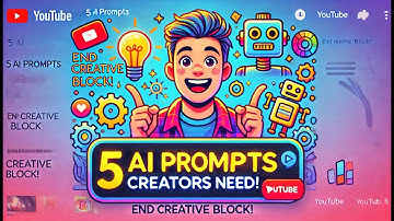 🚀 "5 Powerful AI Prompts Every Content Creator Needs (End Creative Block!)"