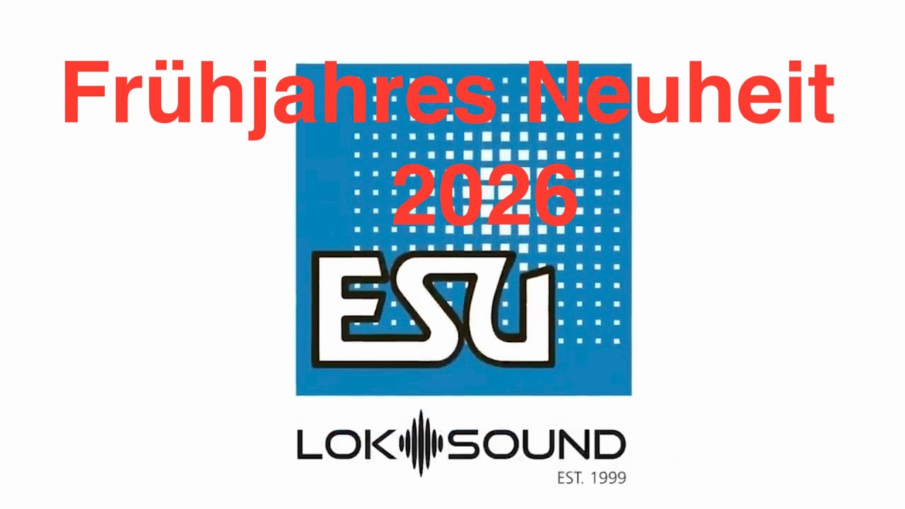 ESU-Frühjahresneuheit 2026 - Diesellok V100  der DR