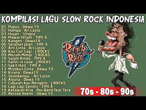 Kompilasi Lagu Slow Rock Indonesia 90an || Pupus - Dewa 19 || Hampa -  Ari Lasso