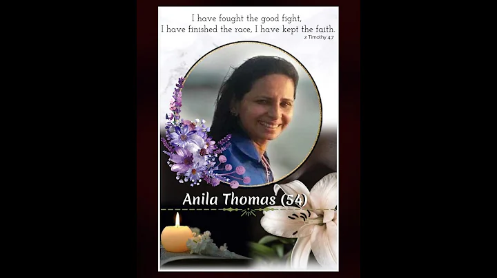 Wake service of Anila Thomas