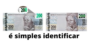 COMO IDENTIFICAR UMA NOTA FALSA RAPIDAMENTE