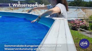 Vorteile der Verwendung einer Poolabdeckung #Einsparung