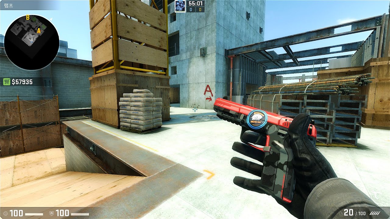 CS:GO Skin : Five-SeveN | Urban Hazard - YouTube