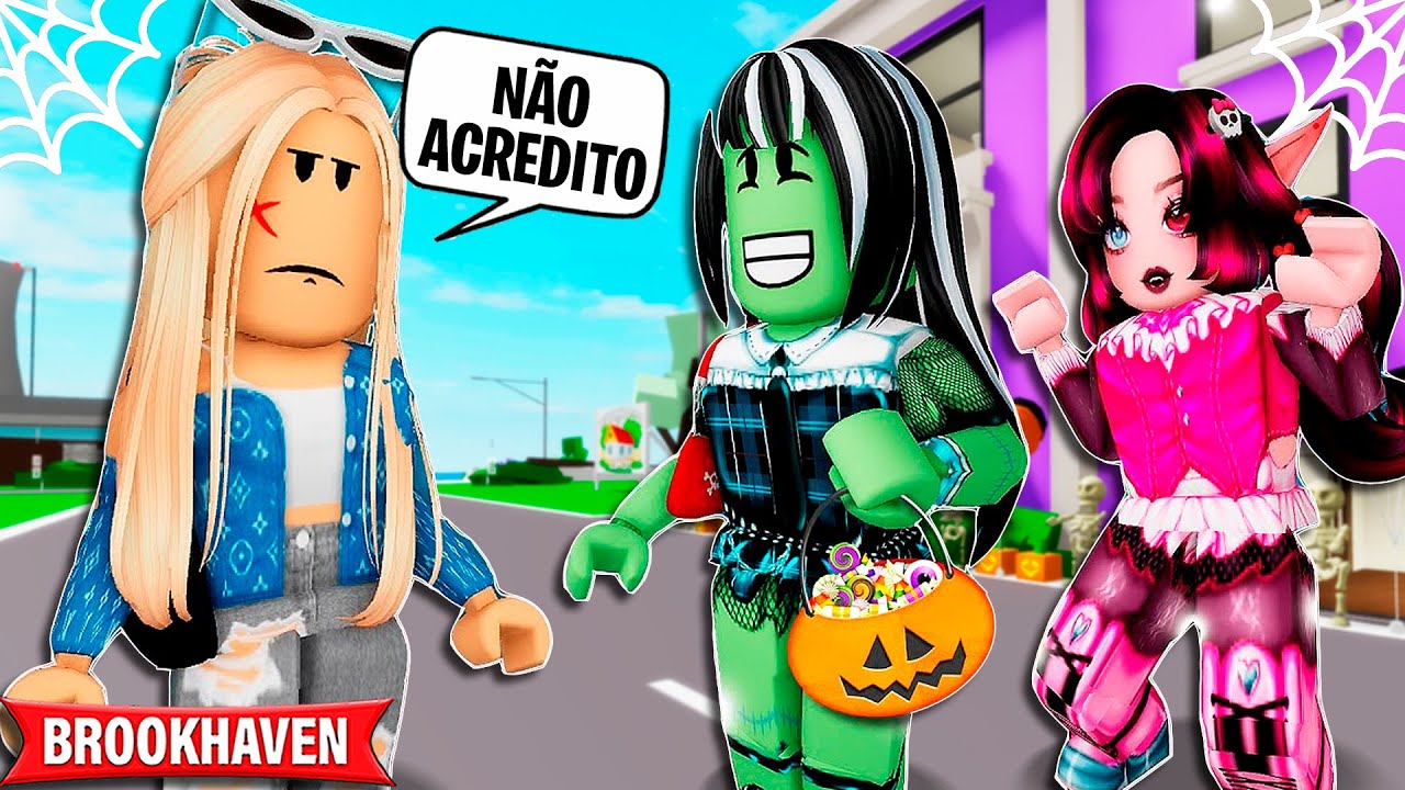 A MENINA FEZ UMA FESTA DE HALLOWEEN ESCONDIDA DA MÃE EM BROOKHAVEN