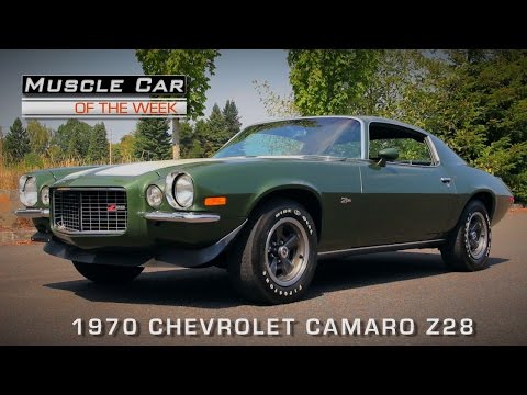 1970 Chevrolet Camaro Z28 Muscle Car Of The Week Video Episode #119