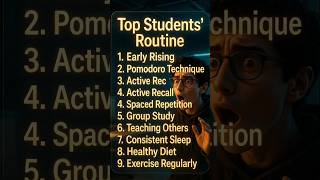 toppers routine #StudyRoutine #TopStudents #CSStudentLife #ComputerScience #shorts #viral