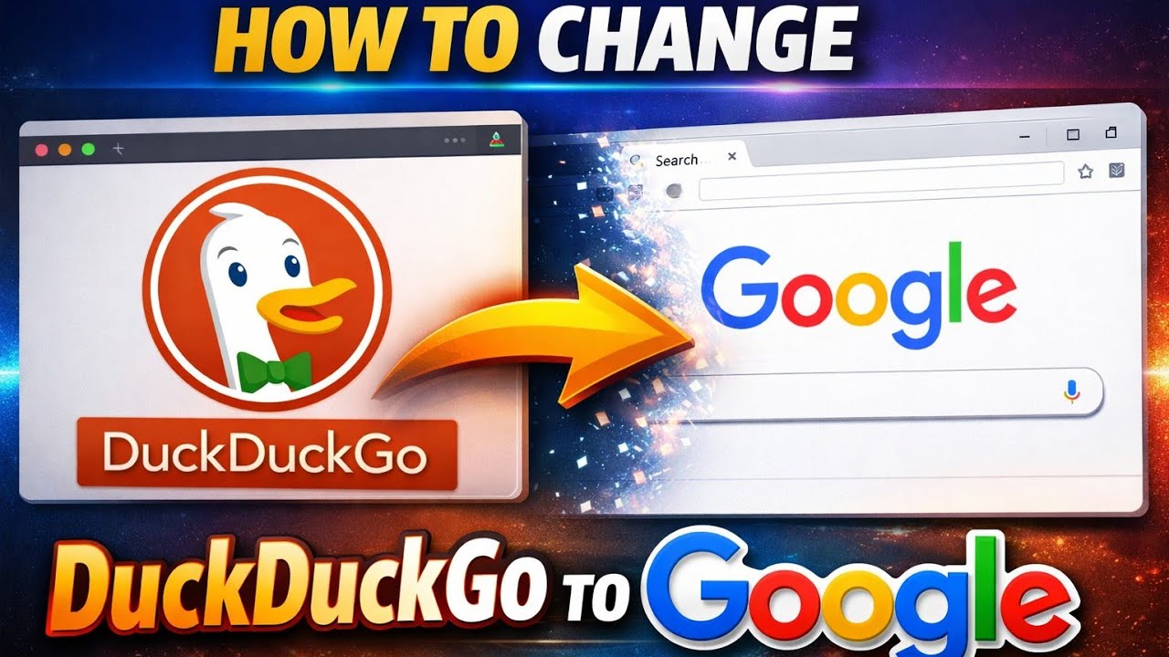How To Change Duckduckgo To Google [Step by Step] - YouTube