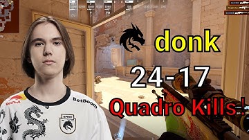 CS2 donk 24-17 (anubis) faceit voice comms POV | 2025/03/26 | #cs2 #demo