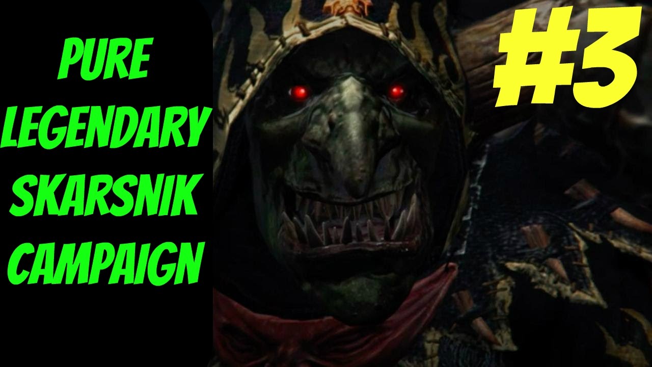 lets play a little game Pure Legendary Skarsnik Campaign #3 -- Total War: Warhammer
