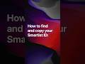 Where to find your smartist id in the smartist app and how to copy it easily