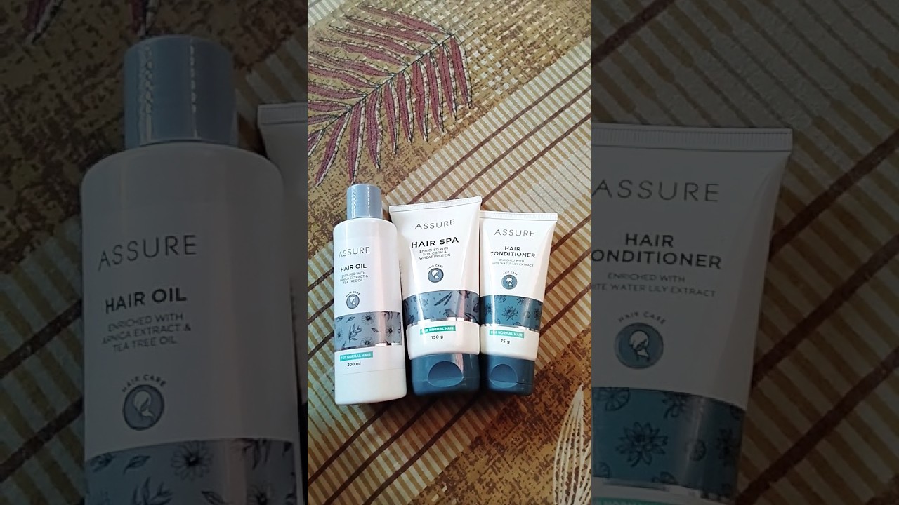 combo Assure Hair oil,spa, conditioner 