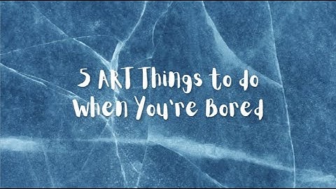 ART Things to do When You