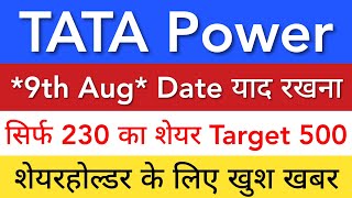 TATA POWER SHARE LATEST NEWS ? TATA POWER SHARE NEWS • PRICE ANALYSIS • STOCK MARKET INDIA