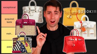 RAREST HERMES BIRKIN BAGS RANKED | Birkin Faubourg, Birkin Picnic, Himalaya, and more..