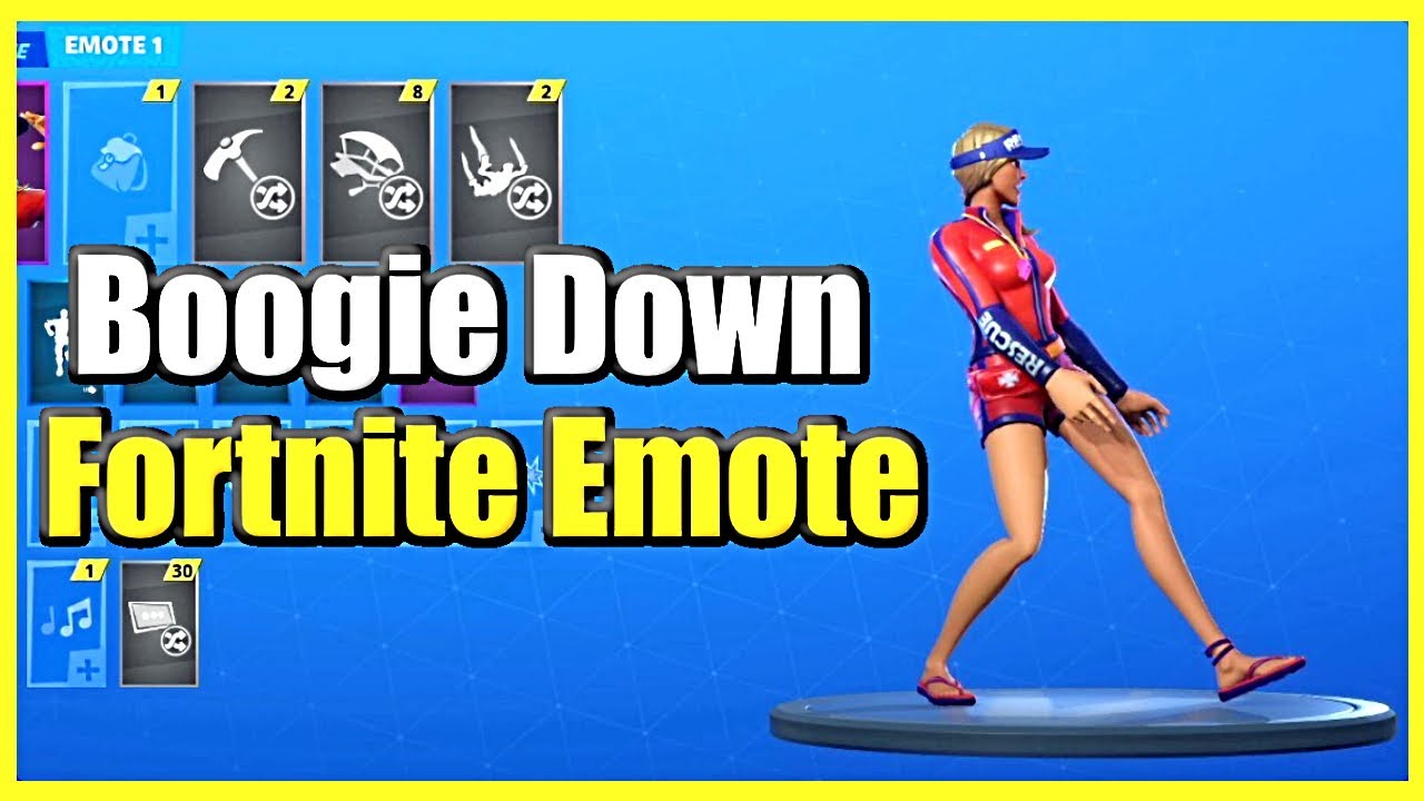 How to do the FORTNITE BOOGIE DOWN EMOTE DANCE! (Easy Method) YouTube