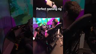 Micke's insane gaming rig #gaming #gamingrig #thrustmaster #5080 #rollercoaster