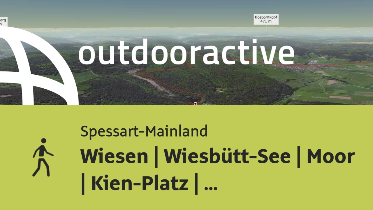 Wanderung im Spessart-Mainland: Wiesen | Wiesbütt-See | Moor | Kien-Platz | Eselsweg