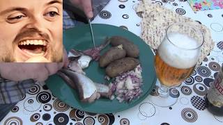Forsen reacts to The traditional Swedish way to eat surströmming
