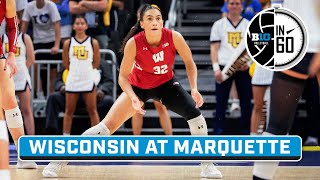 Wisconsin at Marquette | Sept. 17, 2025 | B1G Volleyball in 60