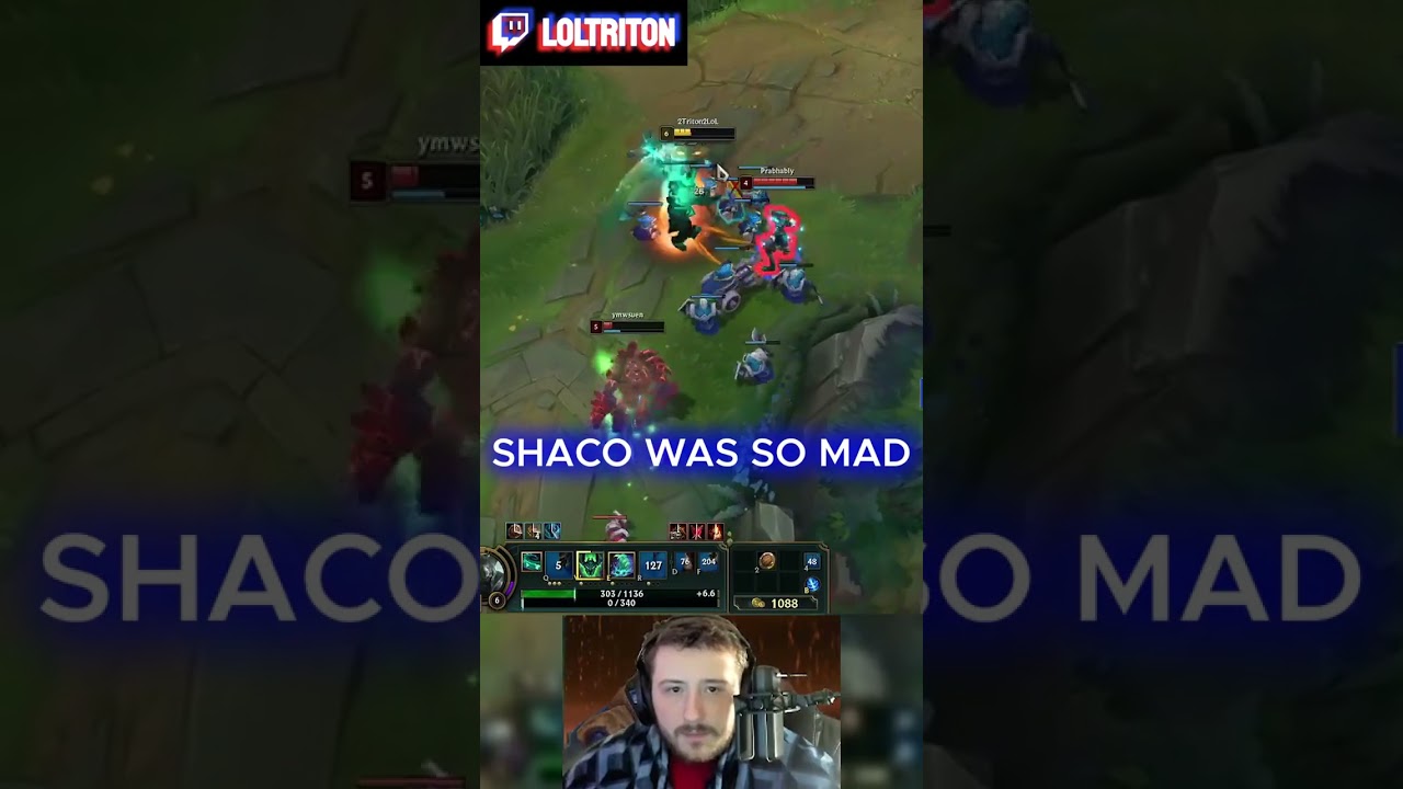 A Master Shaco tries ganking Mordekaiser with Malphite... 