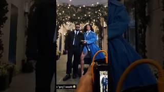 Russell Wilson &amp; Ciara cute moments at Devil Wears Prada 2 premiere #fyp