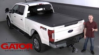 How To Install Gator Recoil Retractable Tonneau Cover On Ford F 350 Youtube