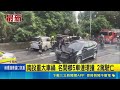 直擊南投名間嚴重車禍！5車連環撞奪2命 1人命危送醫急救中｜三立新聞LIVE