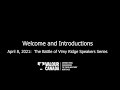 Welcome and Introductions (Battle of Vimy Ridge 2021:1of5)