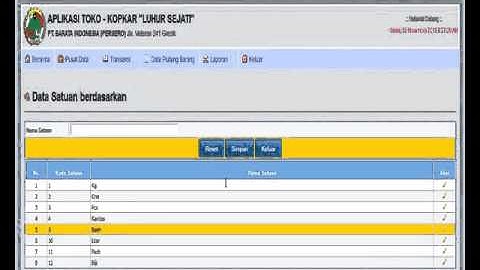 Demo Aplikasi koperasi akutansi dengan PHP DAN MYSQL