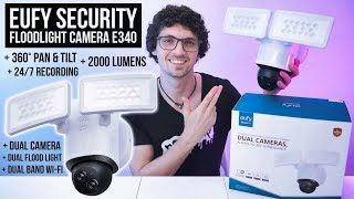 eufy Floodlight Cam E340 Review: The Ultimate 24/7 360° Security Camera! (Dual Camera & Dual Lights)