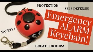 Emergency Personal Alarm Keychain by 7PRODUCTGROUP - Safety/Attack/Protection/Panic/Self Defense