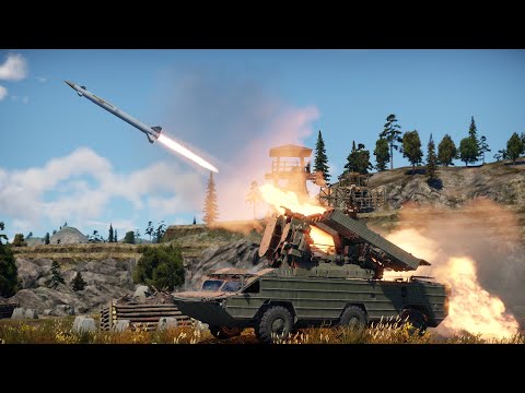 Jaguar Attack Aircraft Dodges Every Osa AKM Missile in Action!