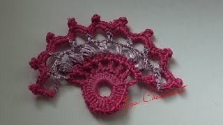 Ирландское кружево цветок веер.Irish lace flower Ирландское кружево цветок веер.Irish lace flower