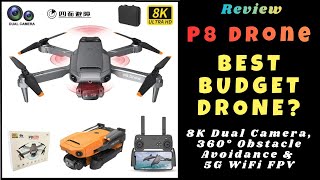 P8 Drone | NEW P8 Drone Review 🔥 8K Camera, Obstacle Avoidance & Smart Features
