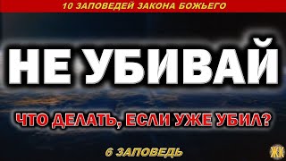 НЕ УБИВАЙ. 6 Заповедь Закона Божьего. Что делать, если уже убил?