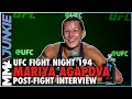 Mariya Agapova unloads on 'b*tch' Maryna Moroz for sabotage | #UFCVegas39 post-fight interview