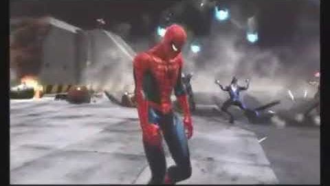 Sad Spiderman walking with the Decap Attack Ending 2 theme