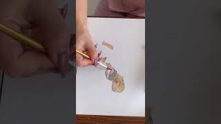 WATERCOLOR NATIVITY | painting of Joseph and Mary | Christmas art