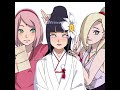 naruto girls and their boys 🍥💮🌸#naruto #hinata #sakura #ino #sai #naruto #sasuke #anime