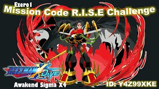 Mission Code R.I.S.E Challenge - level 7 - Rockman X dive - Sigma x4