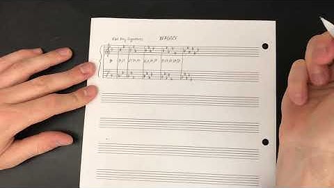 Music Theory Notebook, Key Signatures Part 2