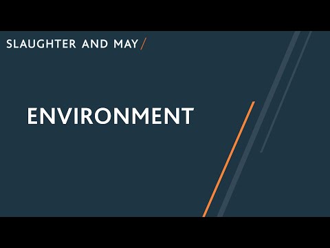 Environment - Slaughter and May