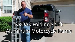 Kroak 7.5 Ft Aluminum Motorcycle Ramp Review