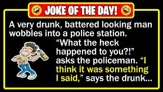 🤣 BEST JOKE OF THE DAY! - "Rough Night" The drunk is certain... or so he thinks...🍺 | Dad Jokes