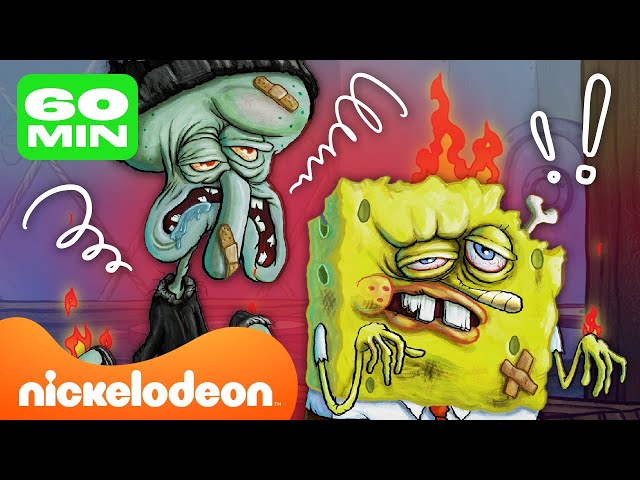 Spongebob | 60 MENIT di dalam Krusty Krab! 🦀  | Nickelodeon Bahasa class=