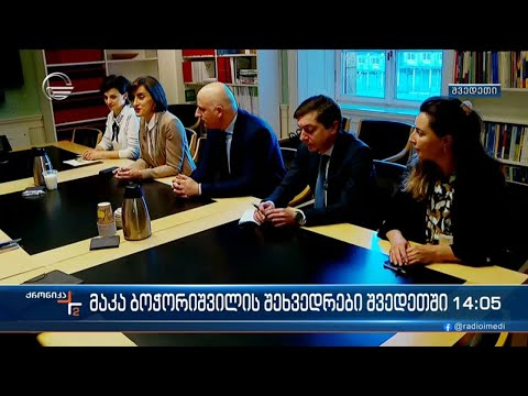 შვედეთი აღიარებს საქართველოს პროგრესს ევროინტეგრაციის გზაზე