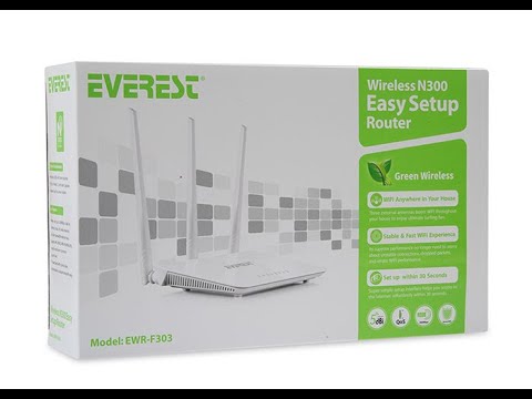 Everest EWR-F303 Router Kurulumu (pppoe tanımlı)